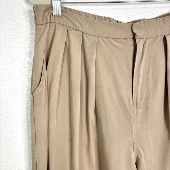 TEREA by ANDREA PITTER Lexi Pleated Wide Leg Trouser Pant -XL - Picture 5 of 5